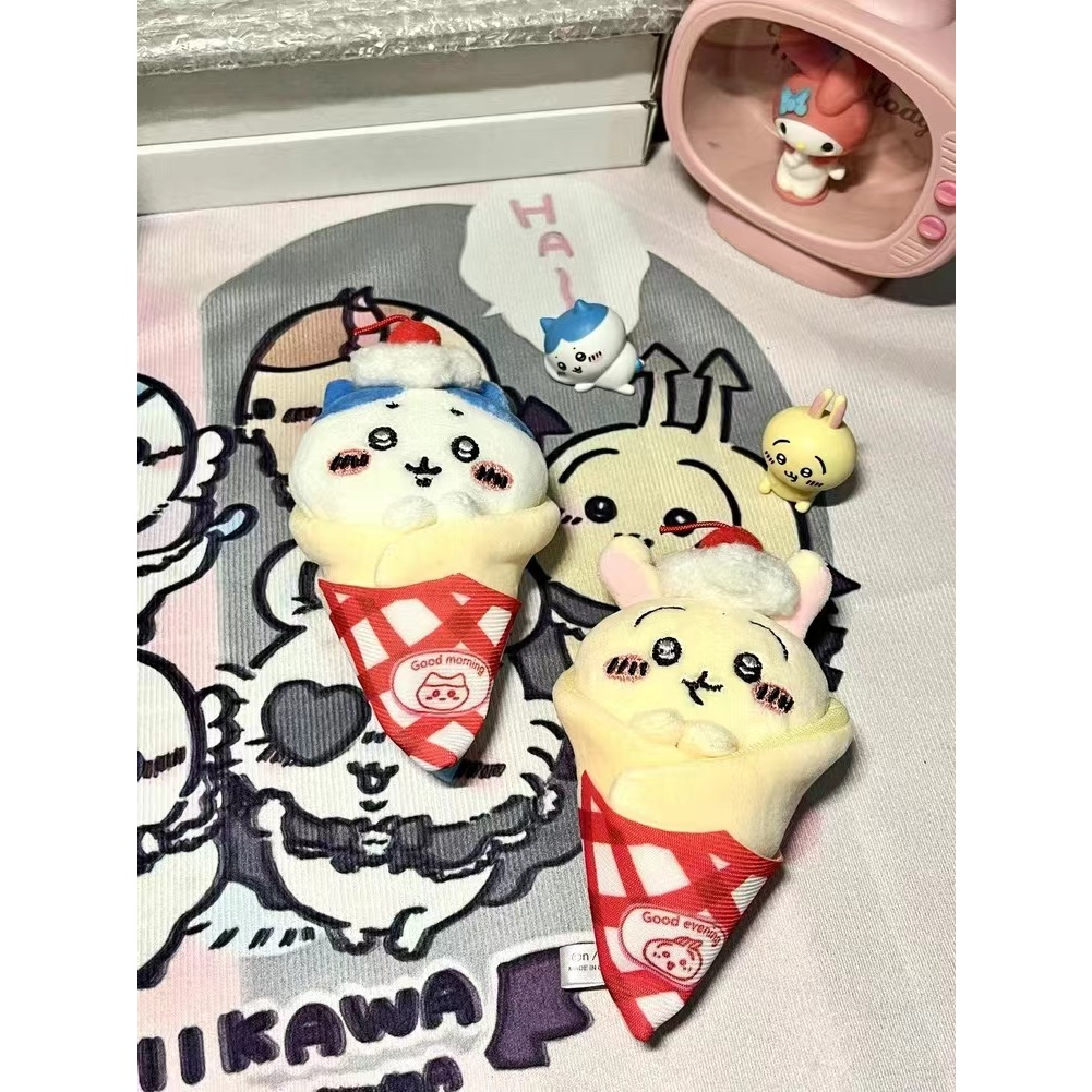 ♞ชิอิกาวะเครปสุดน่ารักพร้อมตุ๊กตาจี้หนังแปดเค้กอุซากิตัวเล็กเป็นของขวัญสำหรับเด็กผู้หญิง