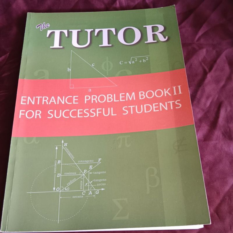 TUTOR ENTRACE PROBLEM BOOK II ไม่มีเขียน