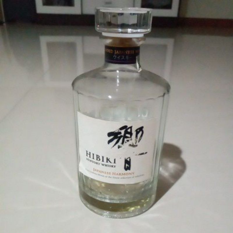 ขวดเปล่า Hibiki 70cl ขวดแก้วเปล่าของสะสม