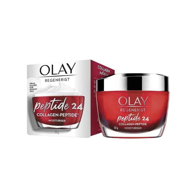 ( 1 กระปุก) olay โอเลย์ รีเจนเนอรีส คอลลาเจน เปปไทด์ 24 มอยเจอร์ไรเซอร์ 50 กรัม