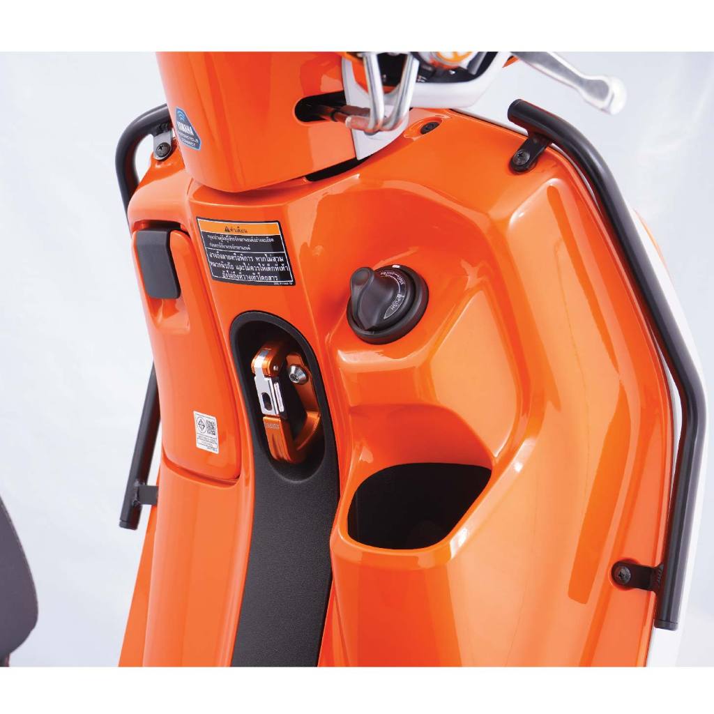 กันชนบังลม FAZZIO แท้ศูนย์ YAMAHA รหัส BKF-SF831-M3-BL อลูมิเนียม สีดำ ฟาซิโอ้