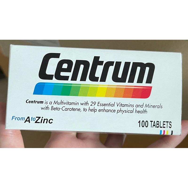 Centrum dietary supplement 100 เม็ด สูตรธรรมดา