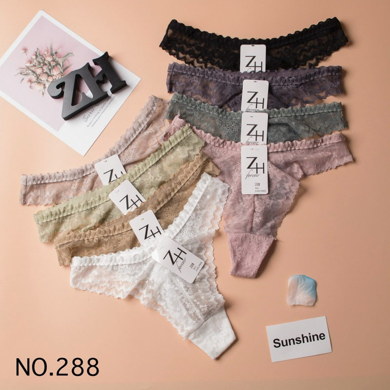 กางเกงชั้นในลูกไม้จีสตริงเซ็กซี่G-String สินค้าพร้อมส่งZH.288