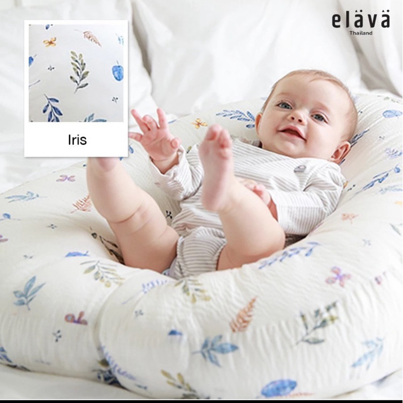 Elava ที่นอนกันกรดไหลย้อน ที่นอนกันแหวะนม ที่นอนเด็ก เบาะนอนเด็ก  รุ่น Classic M (Made in Korea)