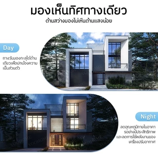 ซื้อ 1แถม 2 ขนาดเต็ม ฟิล์มติดกระจก กันความร้อน กันรังสี UV 99% ฟิล์มปรอท Window Film ฟิล์มกรองแสง รถยนต์ ฟิล์มอาคาร