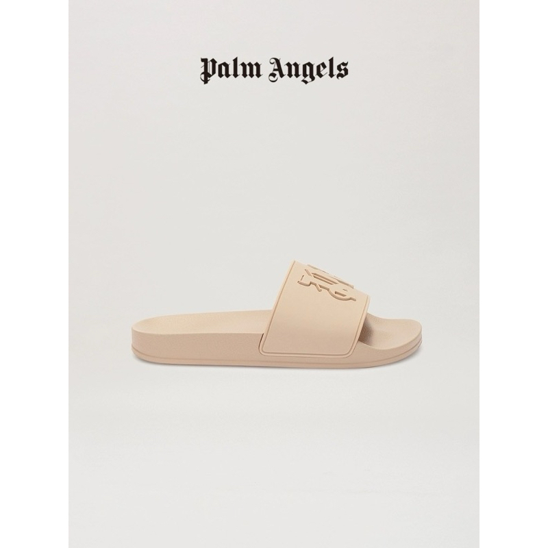 (Pre-order) แท้💯 รองเท้าแตะ 2024 Palm Angels Monogram (หญิง) เบจ