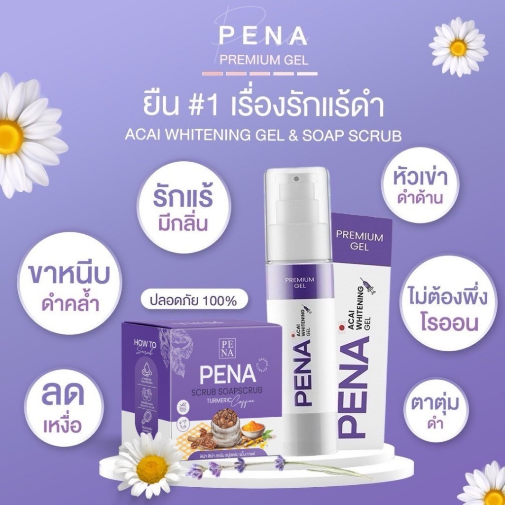 💜ส่งฟรี💜 เจลรักแร้ขาวพิน่า แพ็คเกจใหม่ล่าสุด พิน่าเจล เจลรักแร้ไม่อุดตัน เต่าเหม็น เต่าดำ แคมดำ ง่ามดำ เจลรักแร้เกาหลี