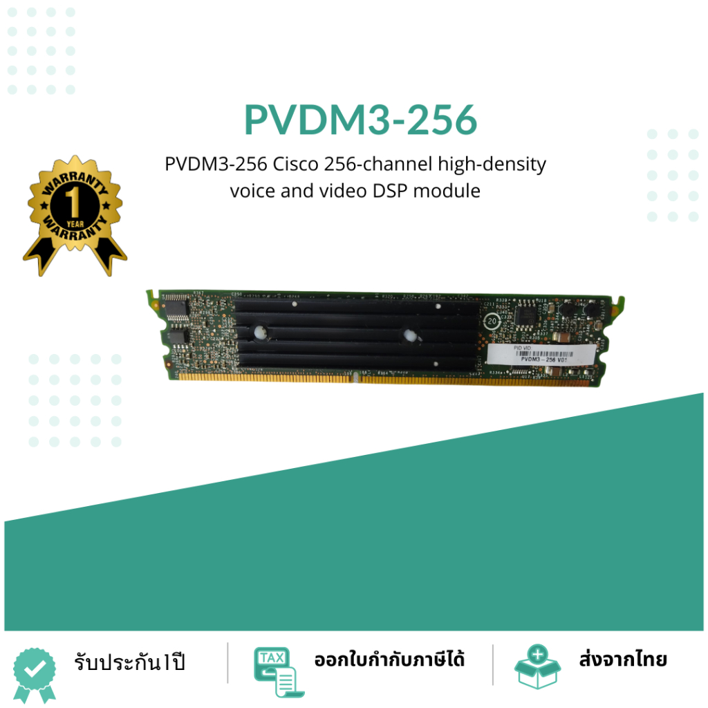 PVDM3-256 PVDM3-256 Router Voice DSP Module 256-channel high-density voice and video DSP module