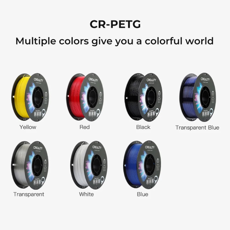 Creality CR-PETG 3D Filament 1.75mm, 1Kg - ( เส้นพลาสติกสำหรับเครื่องพิมพ์ 3D CR-PETG วัสดุการพิมพ์ )