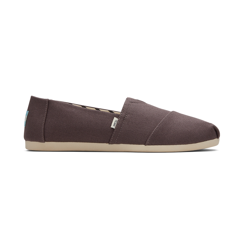 TOMS รองเท้าลำลองผู้ชาย สลิปออน รุ่น Alpargata Ash Recycled Cotton Canvas (CC) รองเท้าลิขสิทธิ์แท้