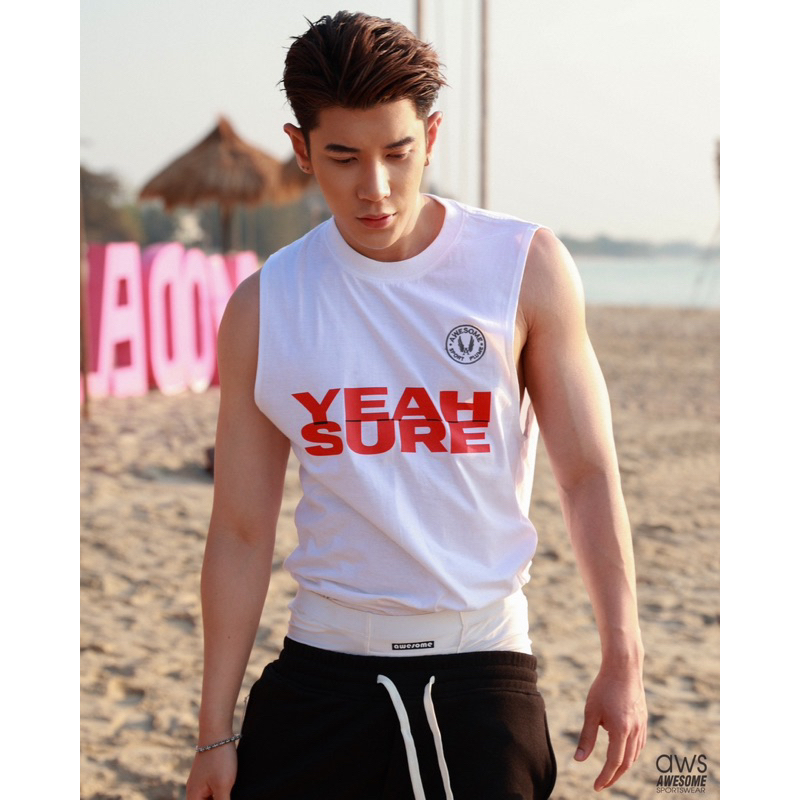 V208 เสื้อกล้าม vest Awesome sport
