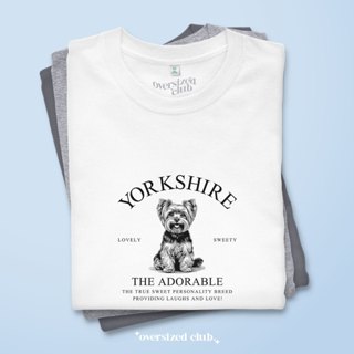 เสื้อยืดสกรีนลาย New Minimal Yorkshire ยอร์กเชียร์ [Classic …