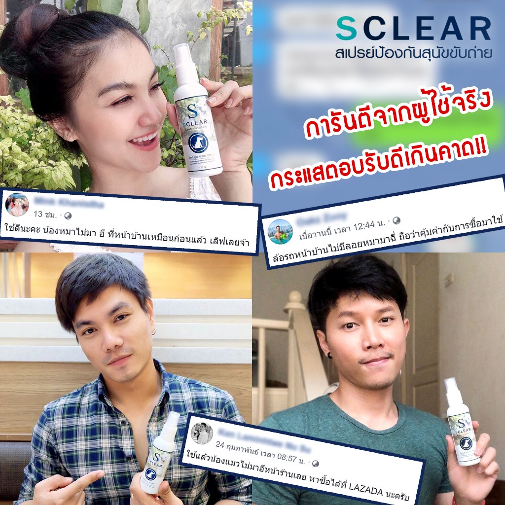 ไล่แมลงสาบ SClear สเปรย์ไล่แมลงสาบ (เก็บเงินปลายทาง ส่งไว) สูตรเข้มข้น - รูปที่ 7