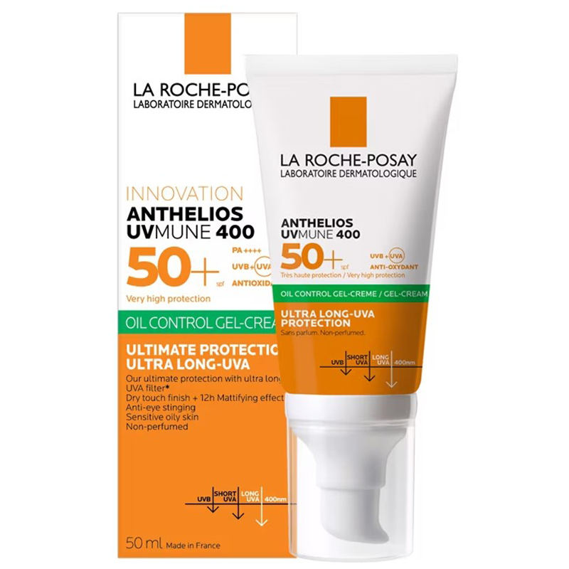 ซื้อ La Roche-Posay Anthelios 50+ UVMUNE400 Oil Control Gel Cream 50ml (non - perfume) (ไม่มีซีล)