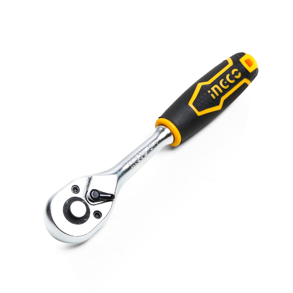 INGCO ด้ามขันลูกบล๊อก 1/4" 45T รุ่น HRTH0814 ด้ามขันฟรี กรอกแกรก ของแท้100%