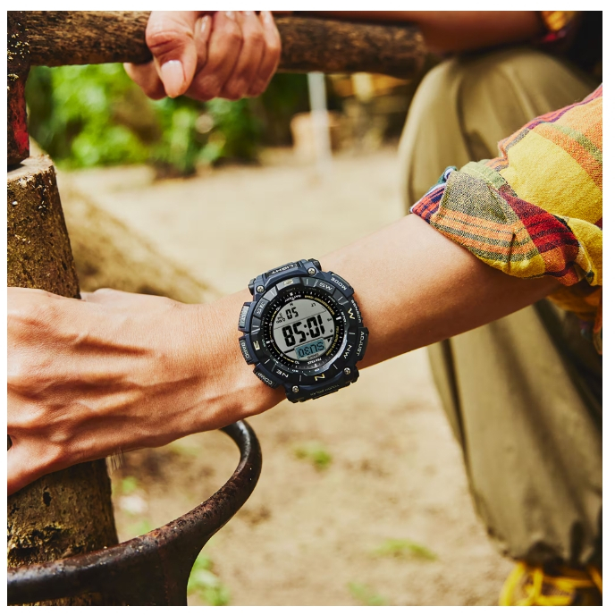 Casio Protrek PRG-340  PRG-340-1 PRG-340-3 ของแท้รับประกันศูนย์(PRG-340-1 ดำ)