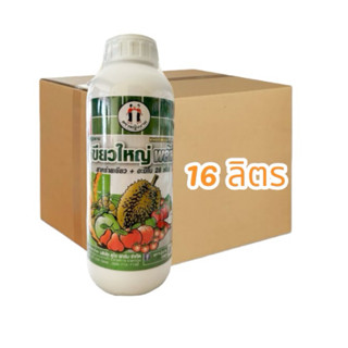 (ยกลัง16ขวด) หญิงงามเขียวใหญ่พลัส 1 ลิตร สาหร่าย+อมิโน 28 ชน…