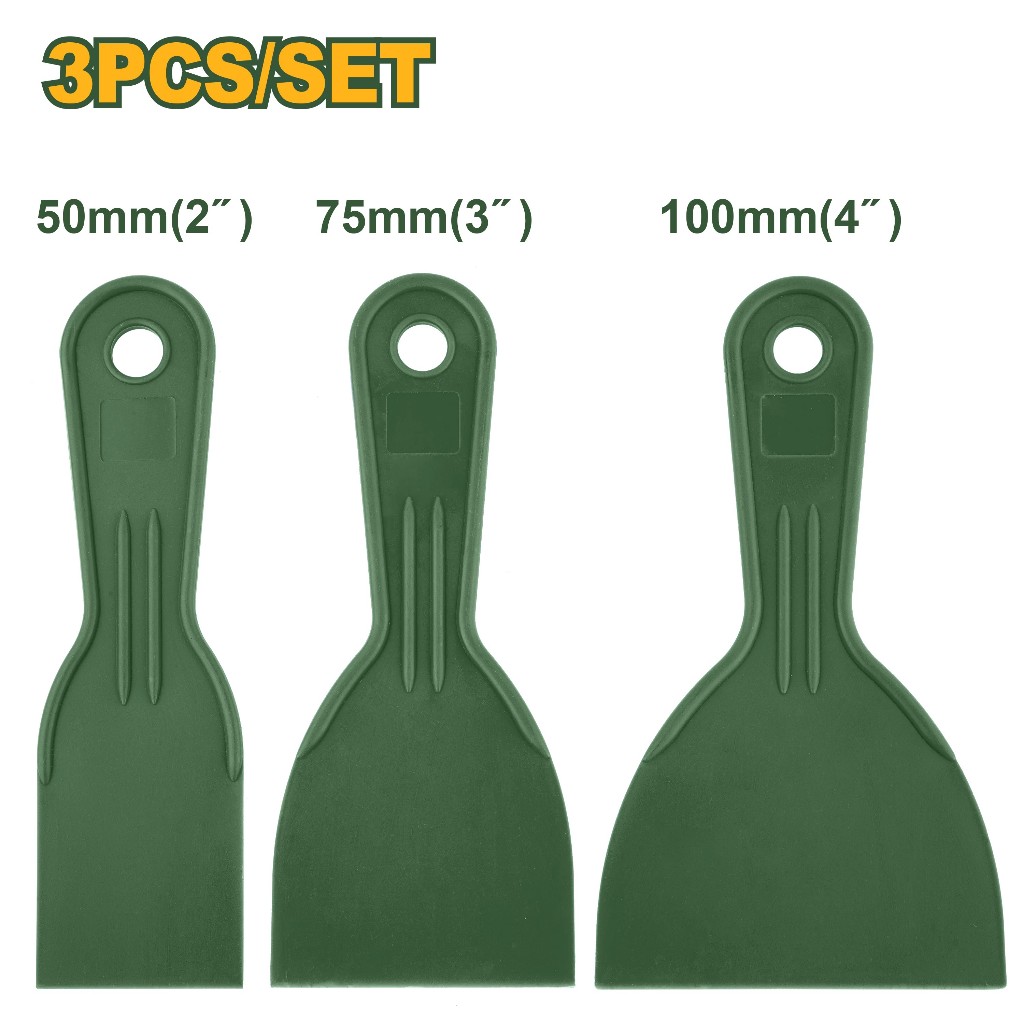 1 คำสั่ง 3 แพ๊ค JADEVER เกรียงโป้วสี พลาสติก (3ชิ้น) รุ่น JDPT3133 เกรียง 3-In-1 Plastic putty knife set อุปกรณ์