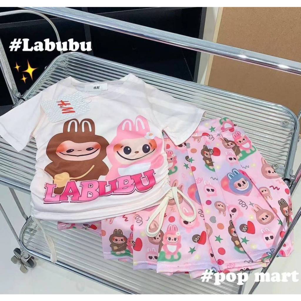 ชุด set กระโปรง LALABU มีเชือกผูก งานผ้านิ่ม​ ใ่ส่สบาย​
