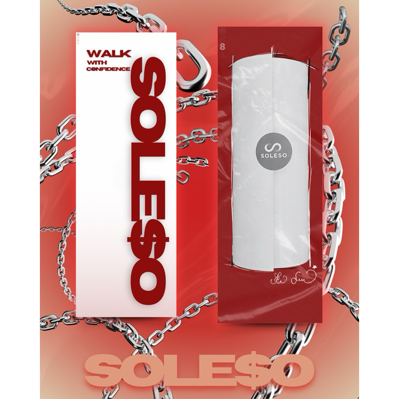 D.I.Y. SOLESO‘Box set (1 กล่อง = 1 คู่ ) Freesize แซทติดโซลด้วยตัวเอง