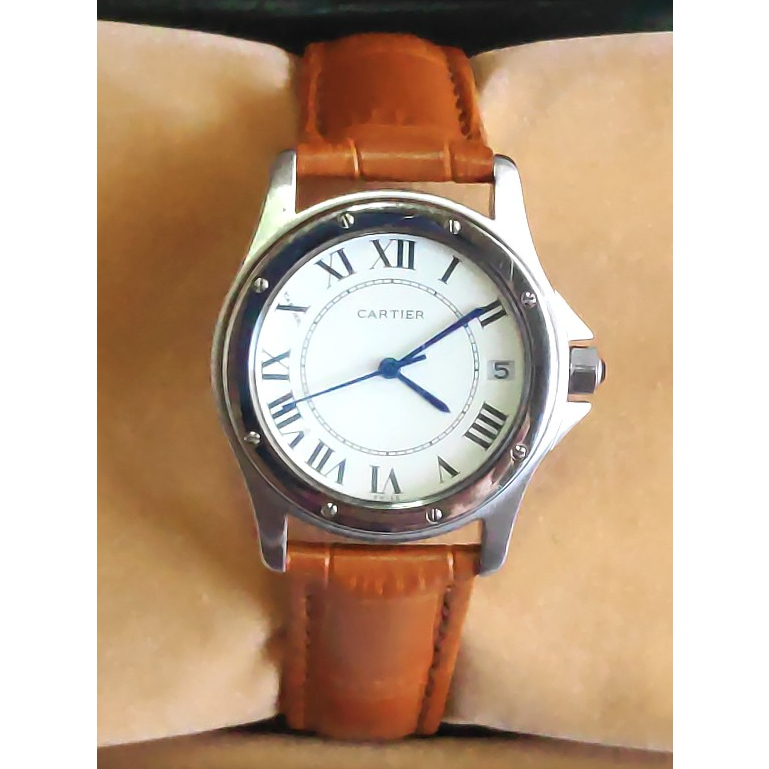 นาฬิกา CARTIER SANTOS RONDE 33mm White Dial