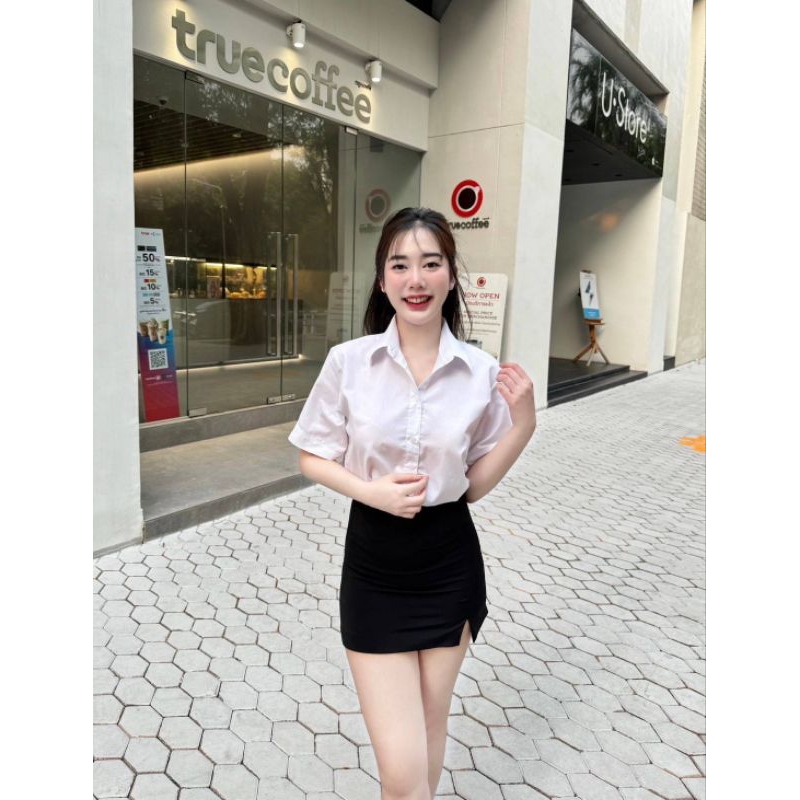 กระโปรง ทรงเอ14ผ่าหน้า109 บาท - รูปที่ 5