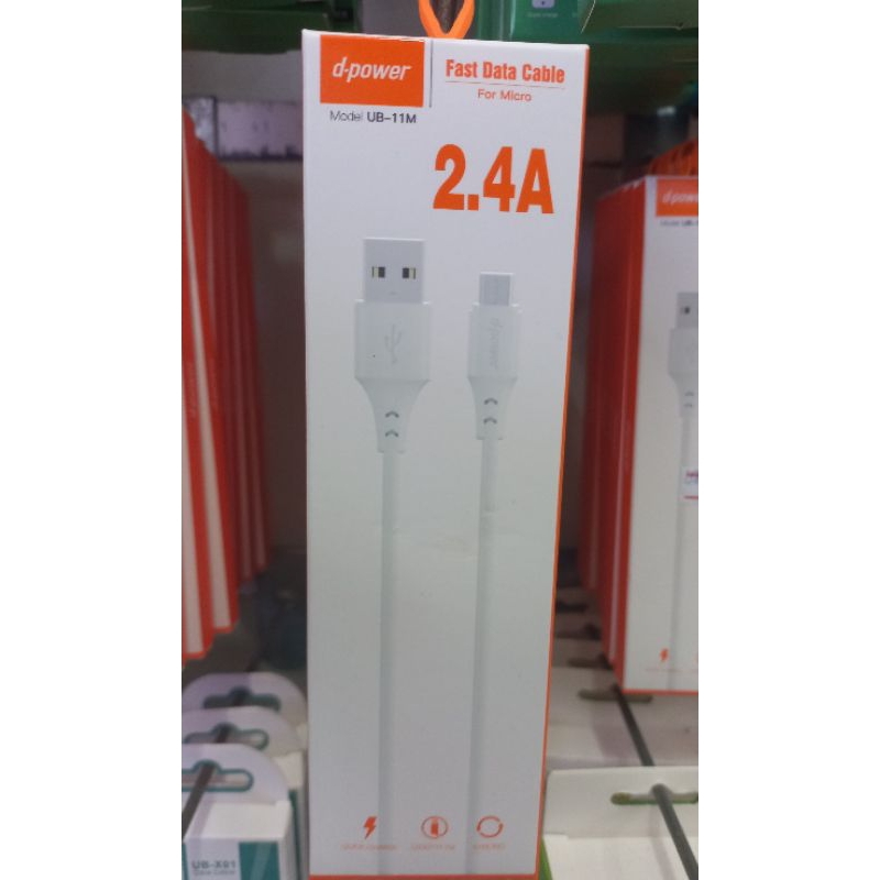 สายชาร์จแท้ 2.4A d-Power USB Type-c Model UB-11C