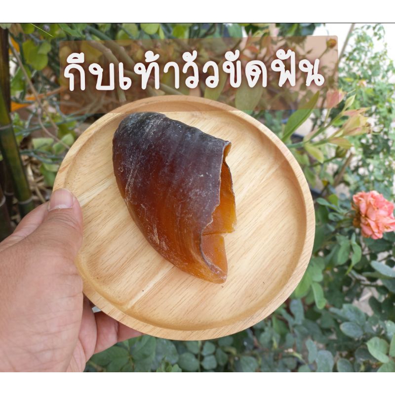 ขนมสุนัข กีบเท้าวัวสำหรับขัดฟันสุนัข ชิ้นละ 20 บาท(ขนาดประมาณ 10 ซม.ขึ้นไป)