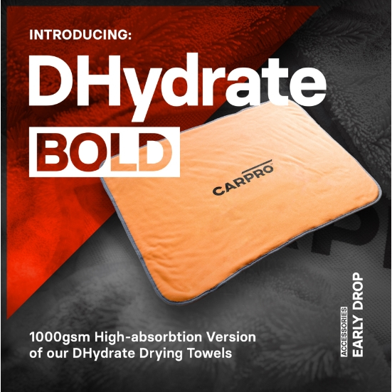 CARPRO Dhydrate dry tower MF 70x90cm 1000 gsm ผ้าไมโครไฟเบอร์หนาแน่นพิเศษ 1000 gsm Dhydrate dry tower สำหรับเช็ดแห้ง