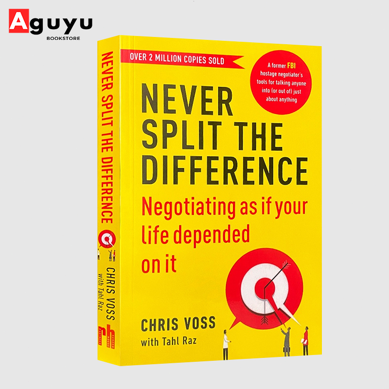 【หนังสือภาษาอังกฤษ】Never Split The Difference By Chris Voss Books In English for Adults Negotiations Emotional Intellige