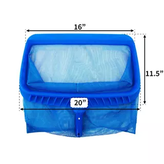 กระชอนตาข่ายตักใบไม้ สระว่ายน้ำแบบลึก Leaf Skimmer Fine Mesh Net Deep Bag Swimming Pool