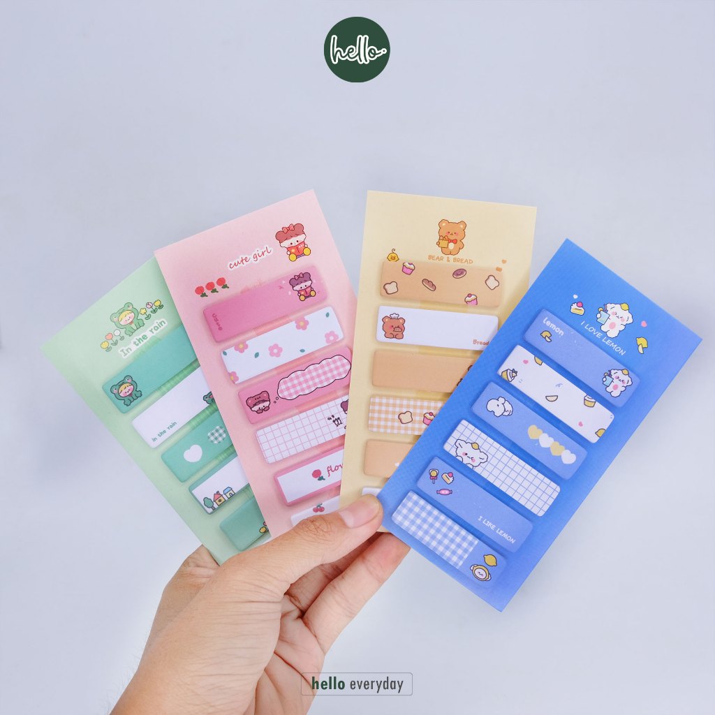 hello – กระดาษโน้ต โพสอิท กาวในตัว ติดหัวข้อ sticky note จำนวน120แผ่น ราคา ถูกที่สุด ดีลบีเคเค แกลเลอรีภาพที่ 4