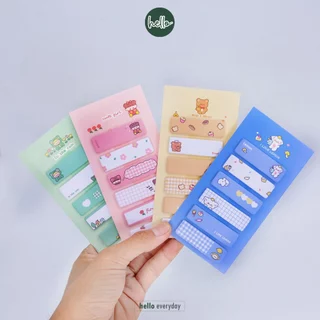hello - กระดาษโน้ต โพสอิท กาวในตัว ติดหัวข้อ sticky note จำนวน120แผ่น