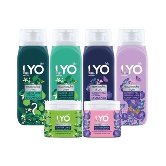 (1ชิ้น) LYO ไลโอ แชมพู / ครีมนวดผม / ทรีทเม้นท์ ขนาด 200ml.