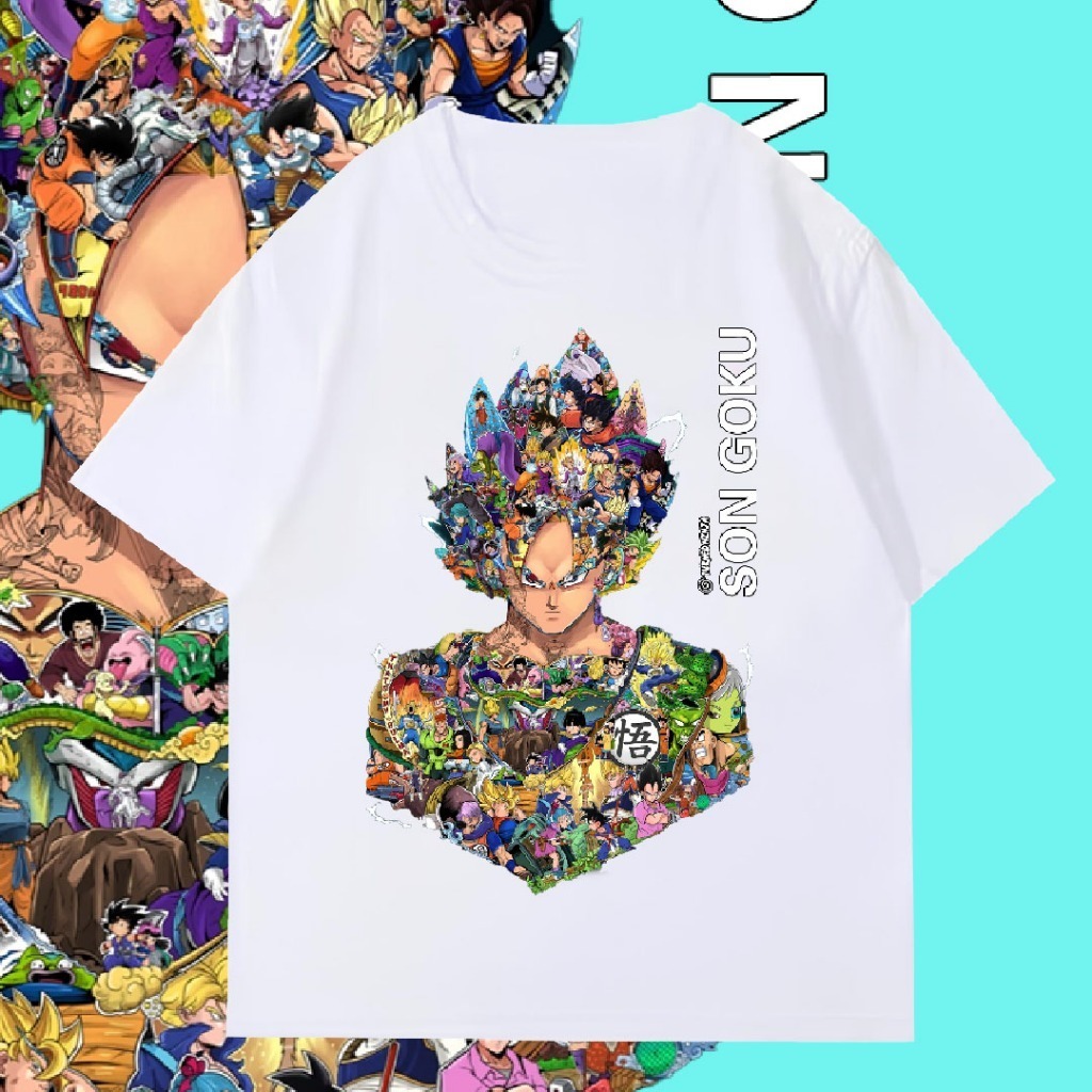 (🔥พร้อมส่ง🔥) เสื้อดราก้อนบอล โงกุน ToriyamaAkira Goku DragonBall T-shirt ผ้าCotton 100%