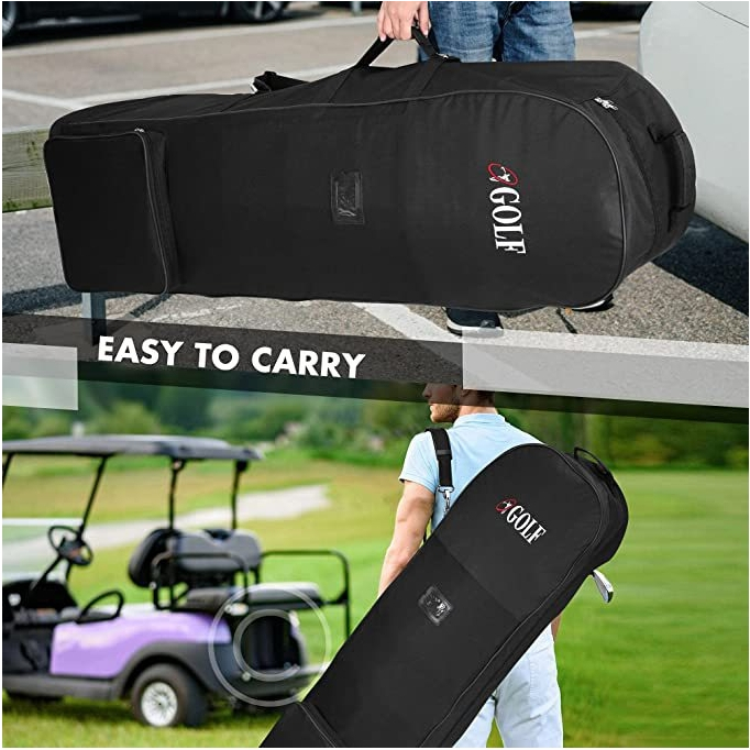 MAO GOLF BAG COVER กระเป๋าคลุมถุงกอล์ฟ มีล้อลาก พับเก็บได้ พกพาง่าย - รูปที่ 2