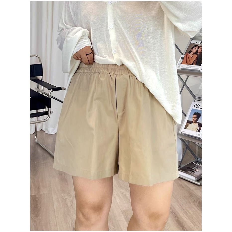 กางเกงขาสั้นของผู้หญิง ไซส์คนอ้วน ผ้าดี ใส่สบาย-#3346- - รูปที่ 4