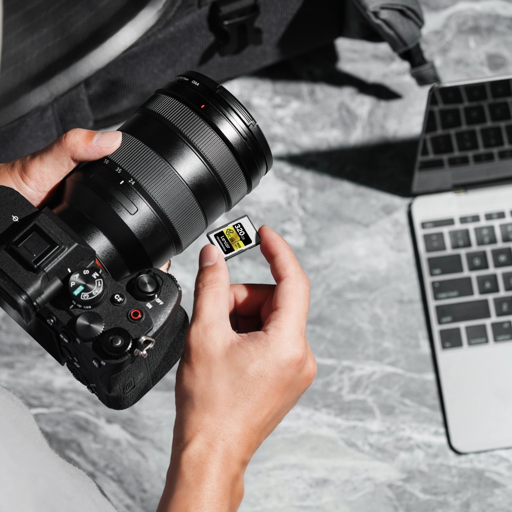 การ์ดหน่วยความจำ ซีเอฟเอ็กเพรสการ์ด LEXAR CFEXPRESS TYPE A 320GB VPG400 RAW 8K RW900/800MB/S (LCAGOLD320G)_4