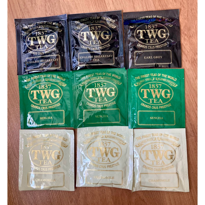 ชา TWG Tea 1837 ชาซอง แบ่งขาย หลากรส ขนาด 2.5 กรัม ชาพรีเมี่ยม แบรนด์ดังจากสิงคโปร์