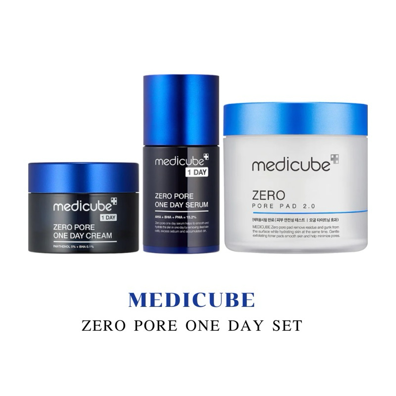 ✅ Medicube zero pore one day set