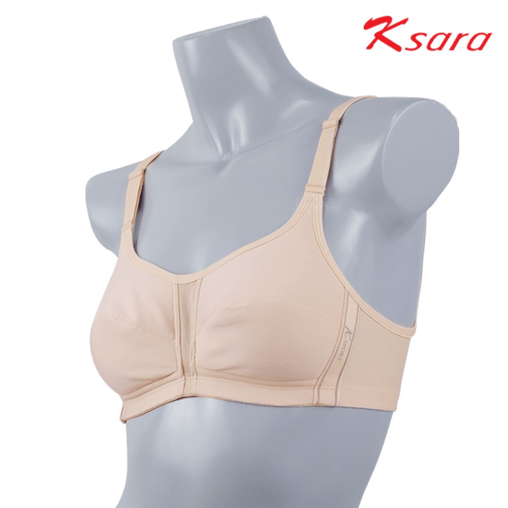 Ksara เสื้อชั้นใน  KB3329 ของแท้ เกรด A  บราไร้โครง  เสริมฟองน้ำแบบตัดต่อ เก็บเนื้อด้านข้าง ตะขอหลัง2แถวปรับ3ระดับ