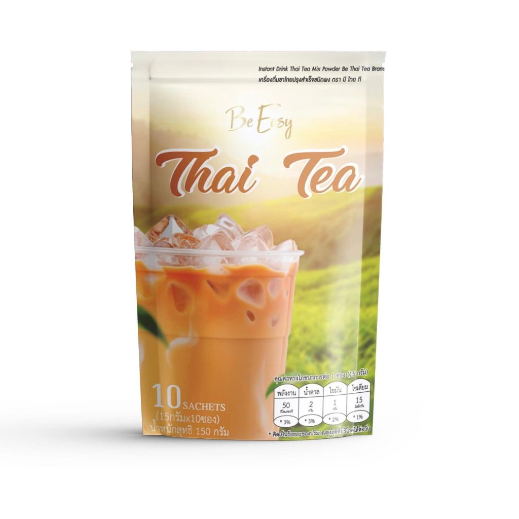 ชาไทยนางบี บีอีซี่ Be easy Thai tea 1ห่อ มี 10ซอง