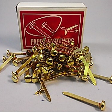 เป็กทองเหลือง 2 ขา ตราเครื่องบิน 1 / 1.5 / 2 / 3 นิ้ว เป๊กทองเหลือง เป๊กขาถ่าง