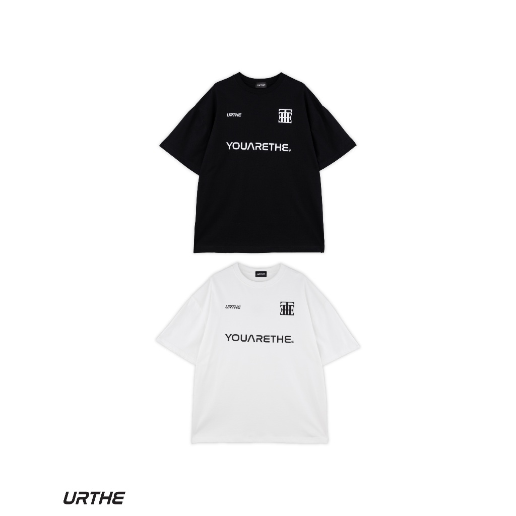 URTHE - เสื้อยืด เเขนสั้น สกรีนลาย รุ่น NO JERSEY