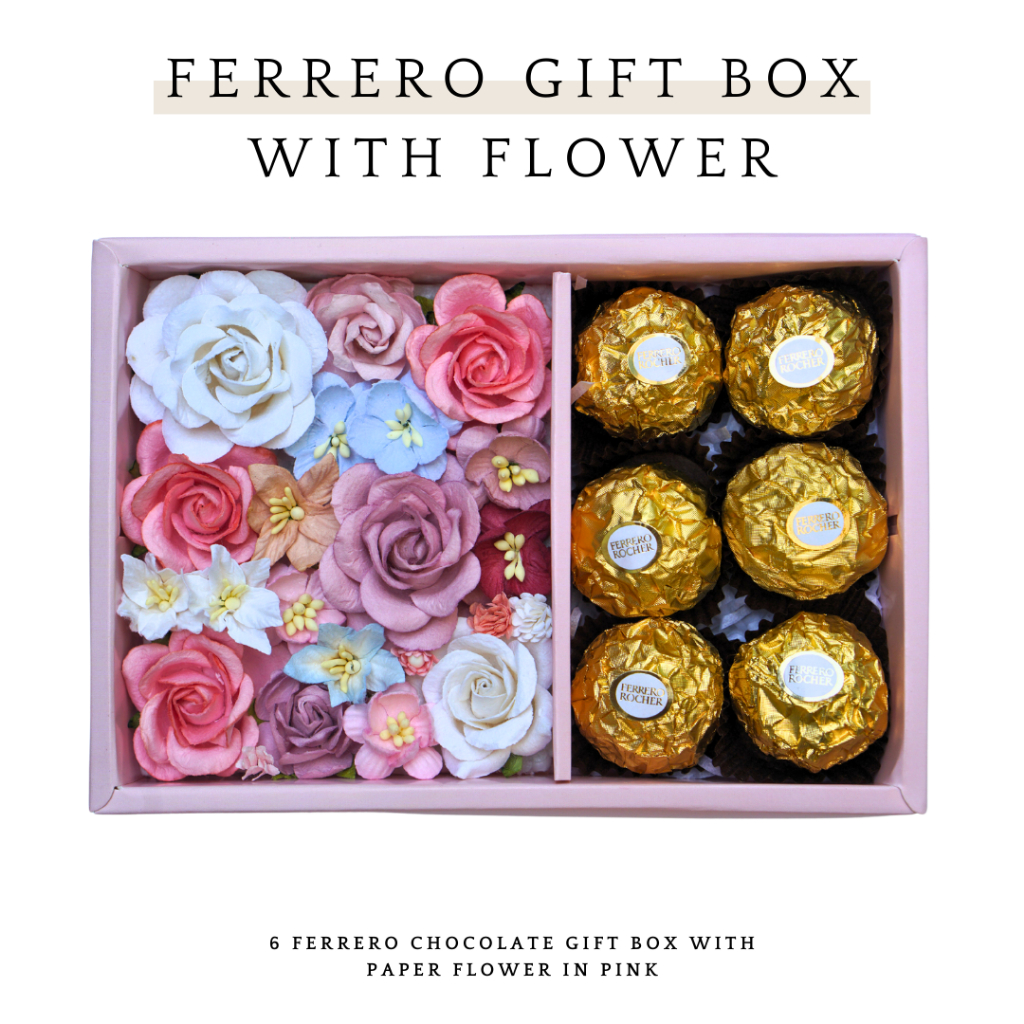 Ferrero gift box chocolate birthday วันเกิด วันครบรอบ ของขวัญ Ferraro gift box 6 ลูก birthday gift congratulations