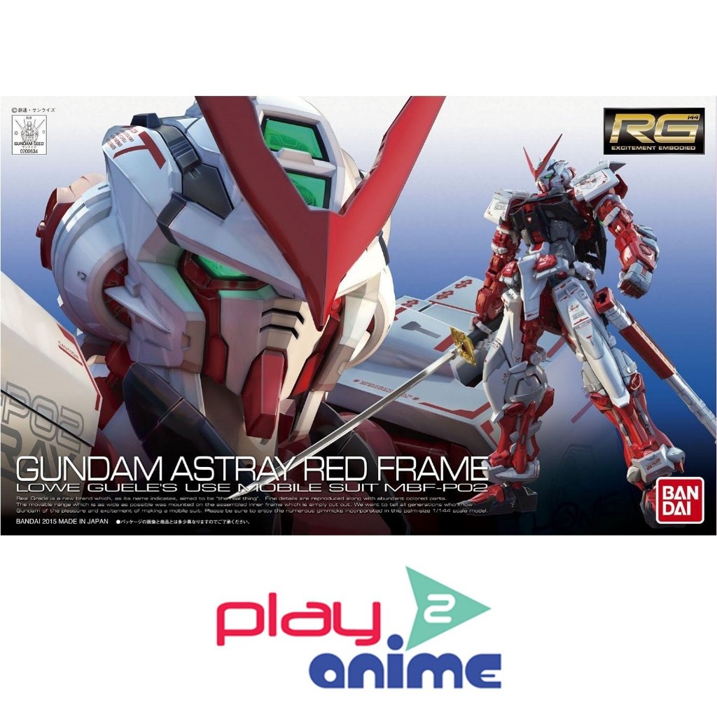 Bandai 1/144 Real Grade MBF-P02 Gundam Astray Red Frame
