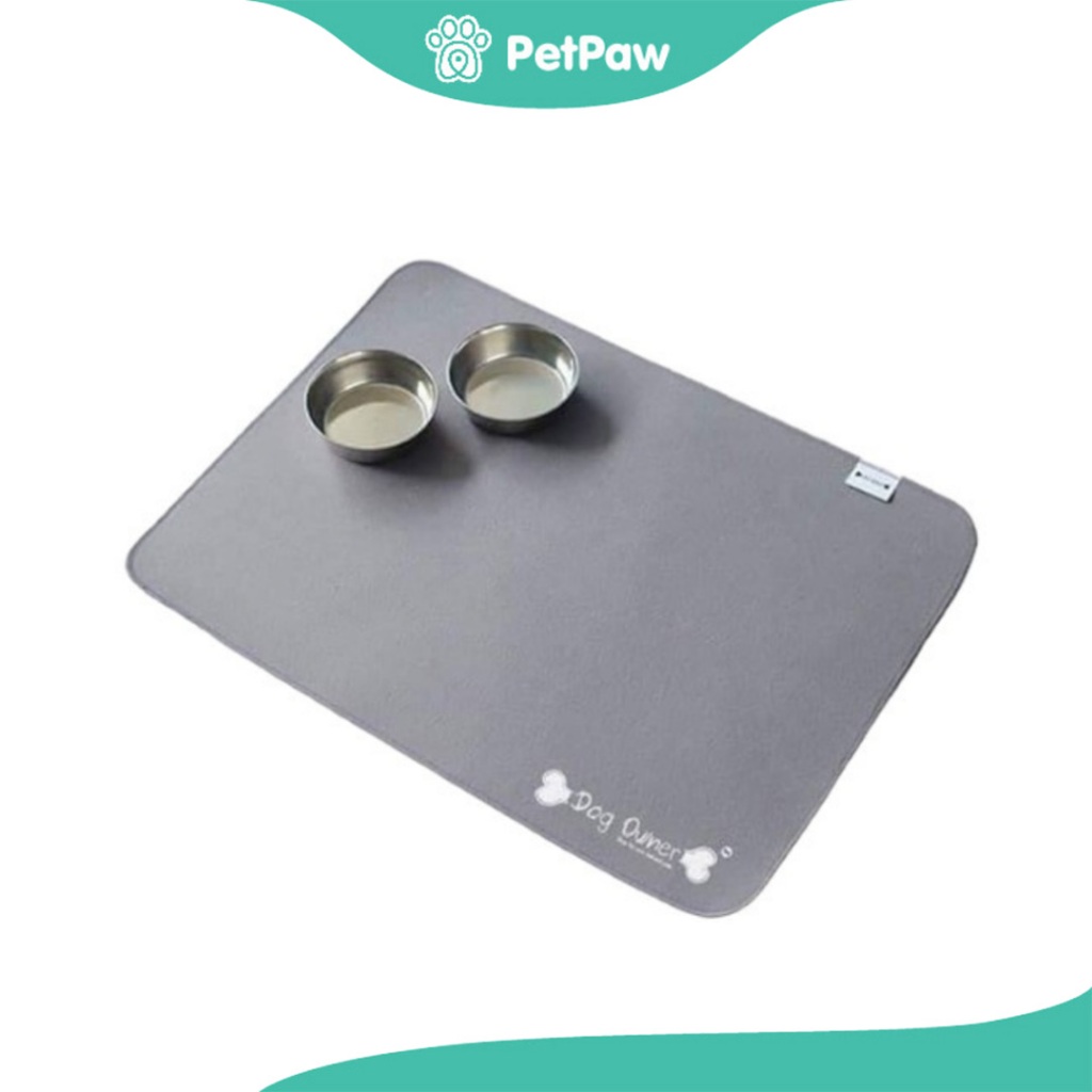 Pee Pad Multi Care แผ่นรองฉี่ สำหรับสุนัข แมว แบบซักได้ ซึมซับไว Size M 46x61 Cm. (สีเทา)(1pcs)