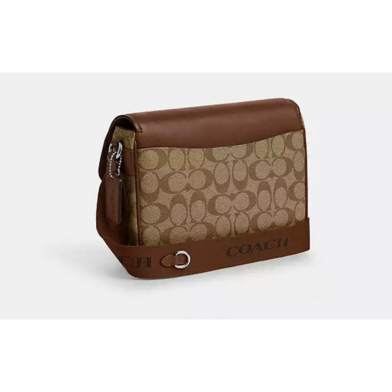 Coach Pace Messenger Bag In Signature Canvas CR131