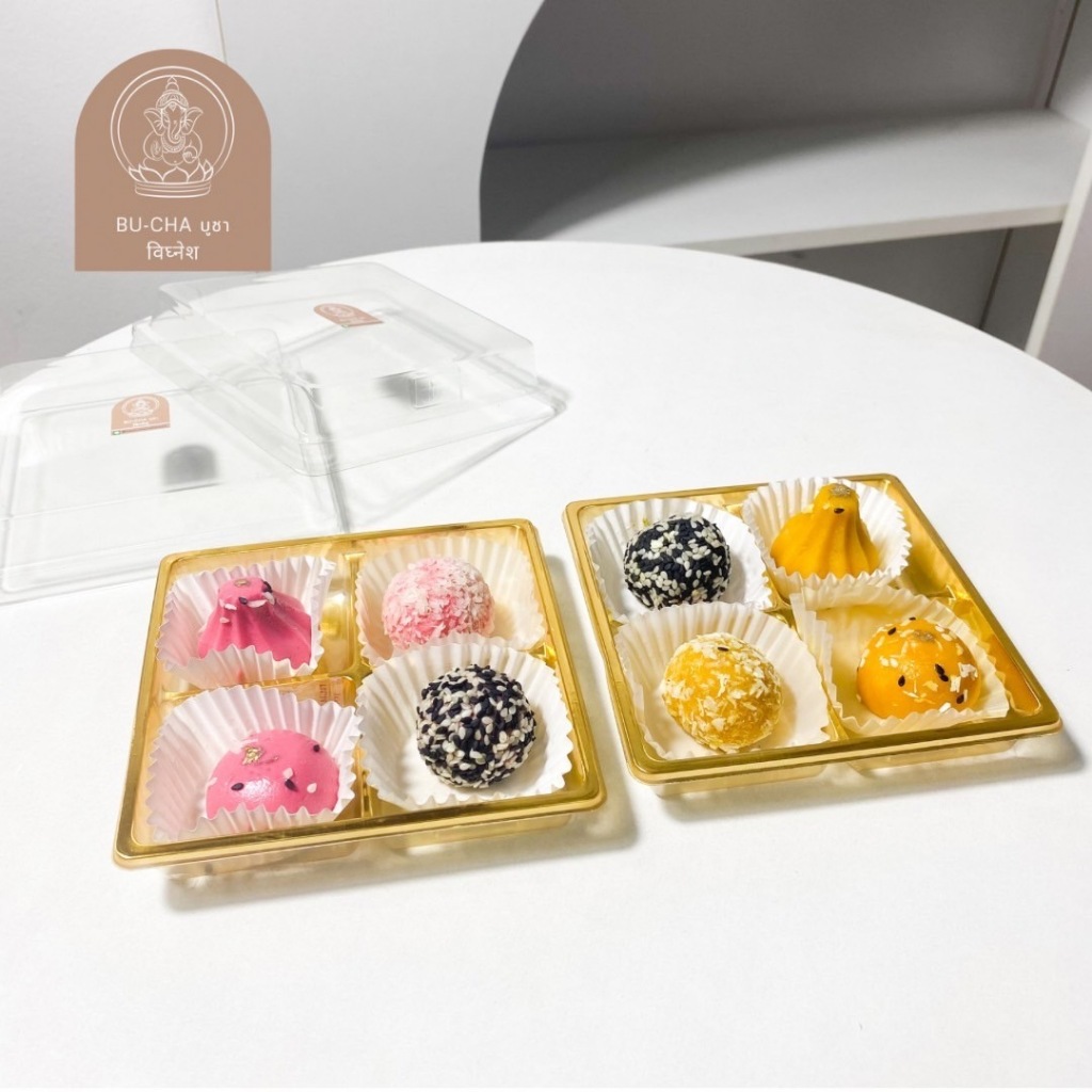 ขนมลาดูไหว้พระพิฆเนศ/พระแม่ลักษมี รวมสูตร/งา/มะพร้าว S1