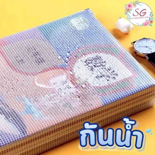 WGD2024 กระเป๋าดินสอแบบตาข่ายมีซิป กันน้ำ ขนาด B4, A3, A4, A5, A6 มี 5 สี เหมาะสำหรับเครื่องเขียน